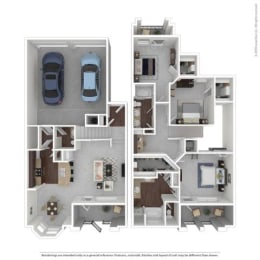 3 bed 2 bath E at Platinum Castle Hills, Lewisville, TX