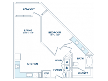 1 bed 1 bath H at The Jane at Preston Trail, Texas