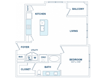 1 bed 1 bath K at The Jane at Preston Trail, Cedar Hill, TX