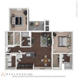 The Oakwood Floor Plan at Mill Creek Run, Georgia