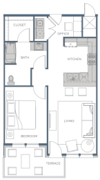 a floor plan of a house