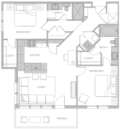  Floor Plan THE WHITMORE C- B1.2