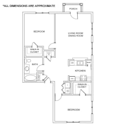  Floor Plan 2B Floor Plan