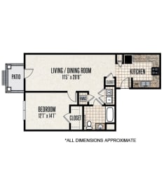  Floor Plan 1-D1