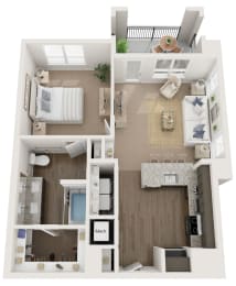1 bedroom 1 bath apartment