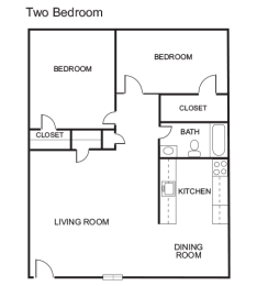  Floor Plan 2 bedroom