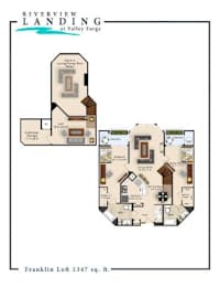 Franklin Floor Plan at Riverview Landing @ Valley Forge, Pennsylvania, 19403