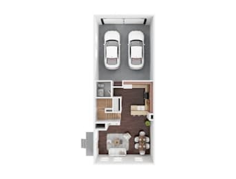 C2 at 7th Street Brownstones, Indigo Living, Iowa