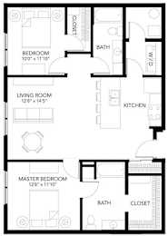 C16 2Bed 2Bath at Vue Apartments, Iowa, 50309