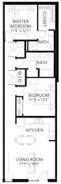 C7 2Bed 2Bath at Vue Apartments, Iowa