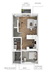 C11 Floor Plan at Linc, Des Moines, IA