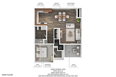  Floor Plan A1 - Renovated