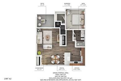  Floor Plan A2 -  Renovated