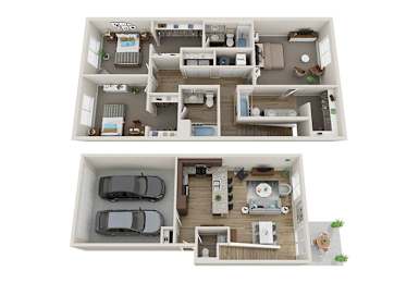 Hickory Floor Plan at Centennial Crossing, Iowa, 50263