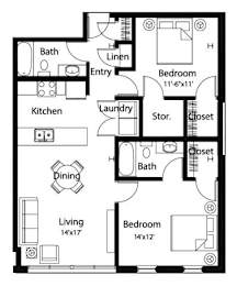 C1 2Bed 2Bath at Spaulding Lofts Apartments, Iowa