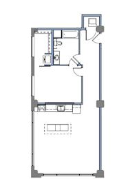 A4 Floor plan at Clemens Building, Des Moines, IA, Iowa , 50309