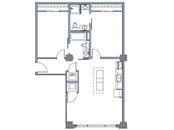 B1 Floor plan at Clemens Building, Iowa