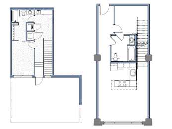 B10 - Loft  floor plan at Clemens Building, Des Moines, IA, Iowa , 50309