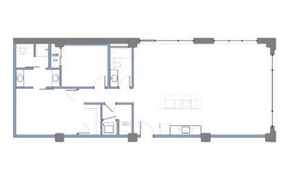 B5 floor plan at Clemens Building, Des Moines, IA, Iowa