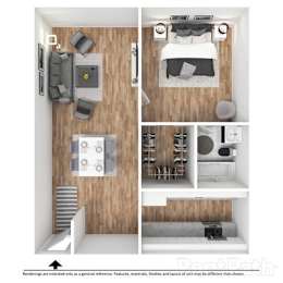 1Bed 1Bath at The Ridges Apartments, Des Moines, IA,  50315