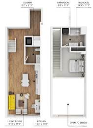 A6L Floor Plan at Plant 1 Lofts, Iowa, 50208