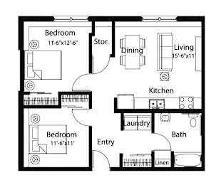 B2 2BEd 1Bath at Spaulding Lofts Apartments, Iowa