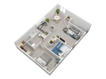 2 Bedroom Floorplan