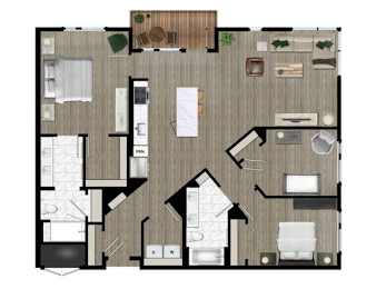 arylaryl d plan of a duplex apt