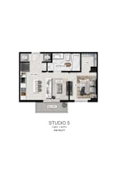 the residences at studio 5 floor plans studio 6  studio