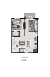 the apartments unit a floor plan