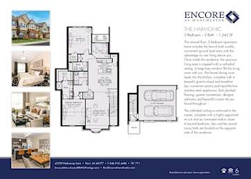 2 bed 2 bath B at Encore at Manchester, Novi, MI