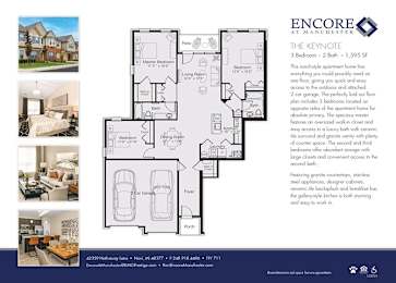 3 bed 2 bath at Encore at Manchester, Novi, MI 48377