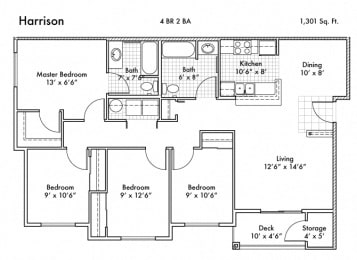  Floor Plan Harrison ADA