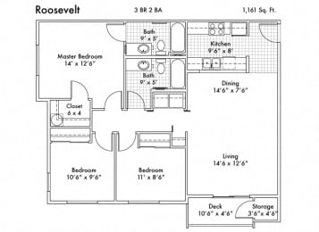  Floor Plan Roosevelt
