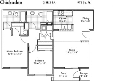  Floor Plan Chickadee