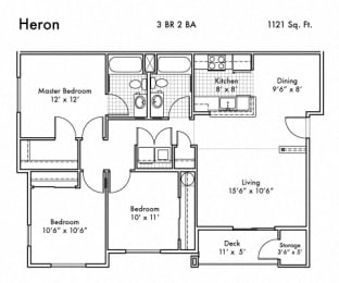  Floor Plan Heron