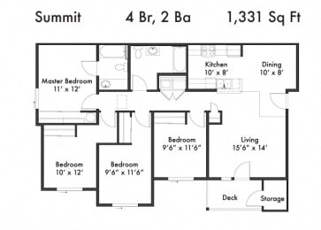  Floor Plan Summit