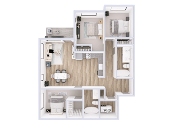 Merlot Floorplan at Solera Apartments, Washington