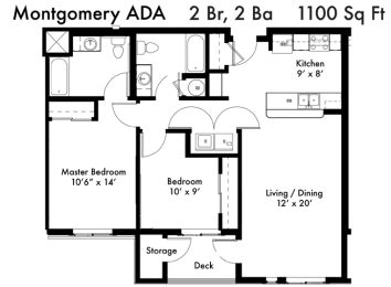  Floor Plan Montgomery ADA