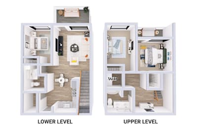 Syrah Floorplan at Solera Apartments, Renton