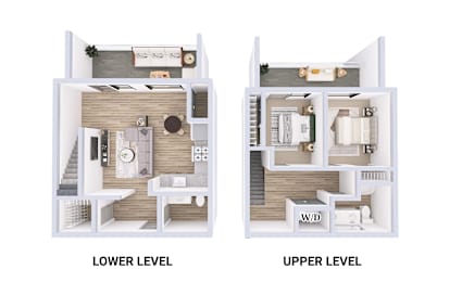 Zinfendel Floorplan at Solera Apartments, Renton, 98056