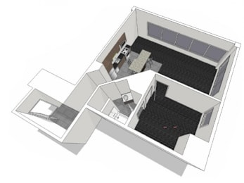 City1 Floor Plan at Arbor Lofts, Southfield, MI 48076