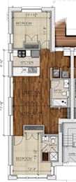  Floor Plan 2 Bedroom
