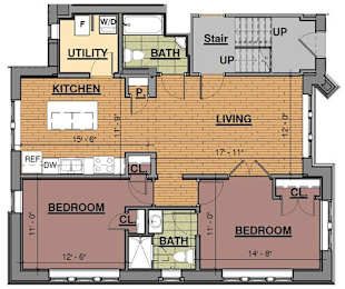  Floor Plan 2 bedroom