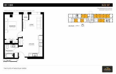 The Flats at Malcolm Yards Floor plan, Minneapolis, Minnesota