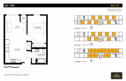 The Flats at Malcolm Yards Floor plan, Minneapolis, Minnesota