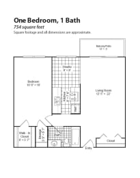Charlton Place floorplan, West St. Paul, Minnesota