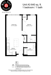 Mill City Quarter Floorplan, Minneapolis, Minnesota