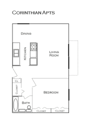 Corinthian Apartments floor plan