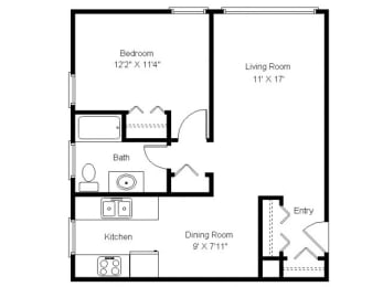Gateway Apartments Floorplan